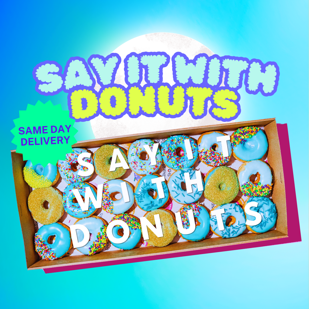 Blissful Blue Custom Mini Donuts Delivered Across Sydney Including