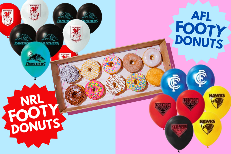 NRL AND AFL DONUTS AND GIFTS DELIVERED Dr. Dough
