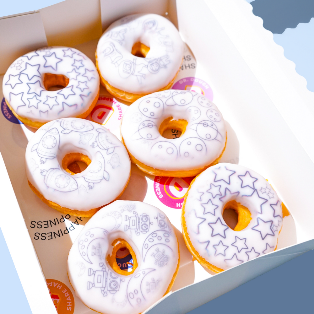 Colour Me In Donuts - Colouring In Donuts