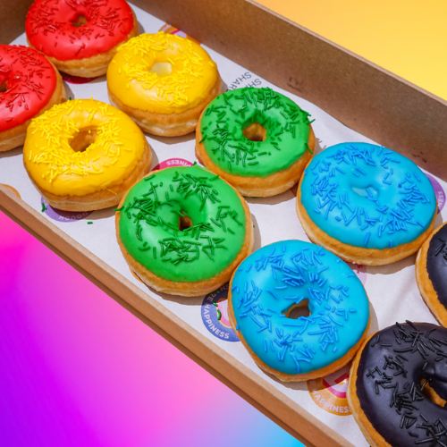 Olympic Ring Donuts