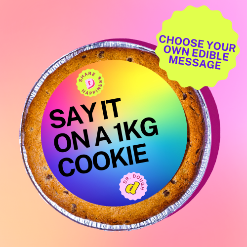 The 1kg Cookie - With Your Own Edible Message - SAME DAY DELIVERY