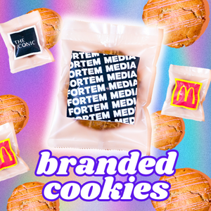Cookies With Custom Branded Packaging (10 Cookies)