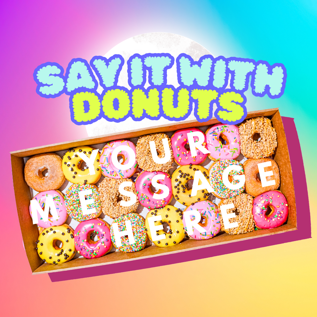 Custom Classic Mini Donuts Delivered Across Sydney 7 Days Birthday