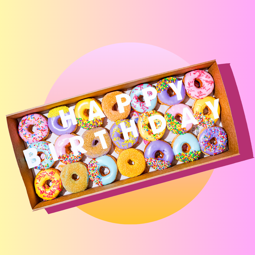 Custom Pstelation Mini Donuts Delivered Across Sydney Including Same