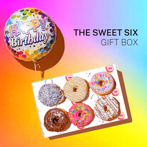 The Sweet Six HAPPY BIRTHDAY Gift Box - SAME DAY DELIVERY
