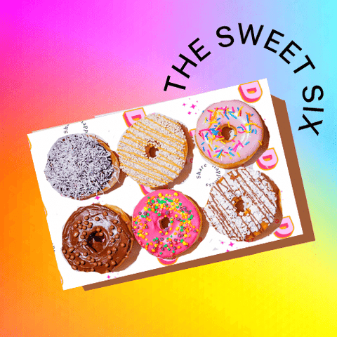The Sweet Six - Donut Box