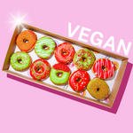 VEGAN Happy Holidays Donut Box