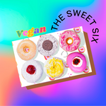 The Sweet VEGAN Six - Vegan Donut Box