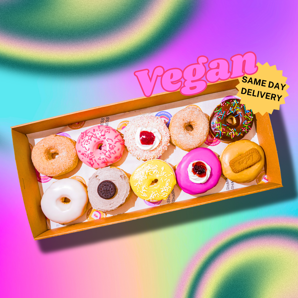 Vegan Donut Range- SAME DAY DELIVERY