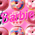 We Love Barbie Printed Donuts
