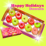 Happy Holidays Donut Box