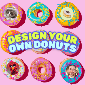 Design Your Own Donuts - Colours, Edible Images!