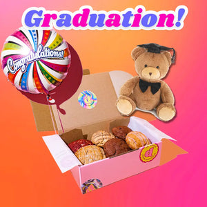 Graduation Chunky Cookies Gift Box With Bear