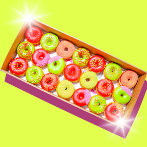 Happy Holidays Mini Donut Box