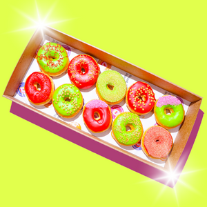 Happy Holidays Donut Box