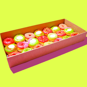 Happy Holidays Personalised Mini Donut Box