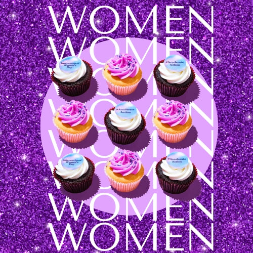 International Women's Day Cupcakes