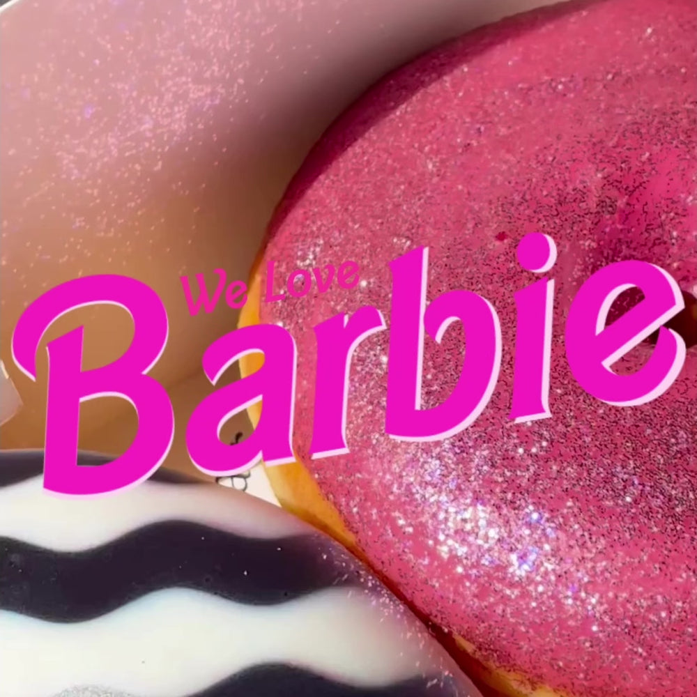 
            
                Load and play video in Gallery viewer, We Love Barbie Printed Donuts
            
        