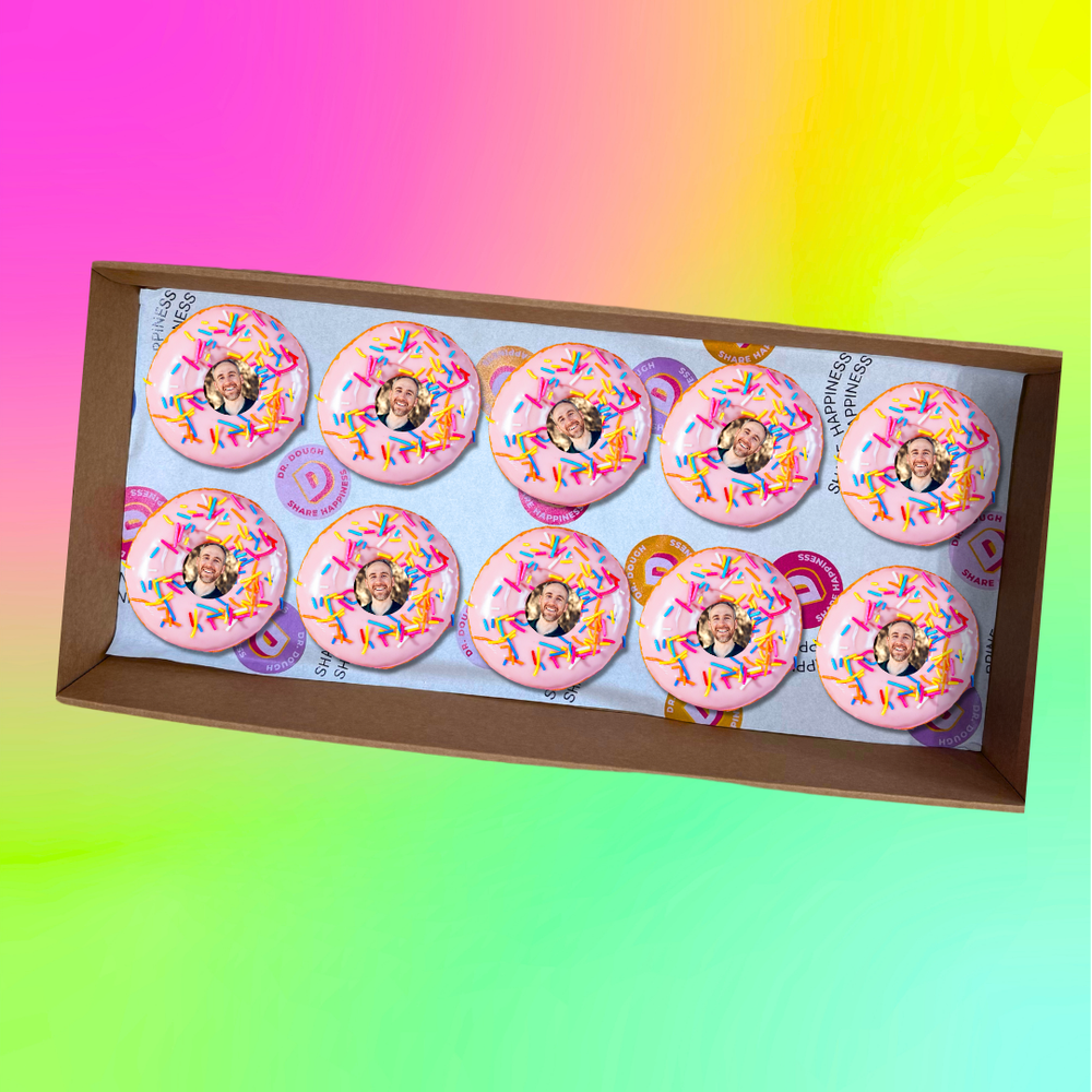 Selfie Donuts - Pick Your Colour, Sprinkle & Selfie!