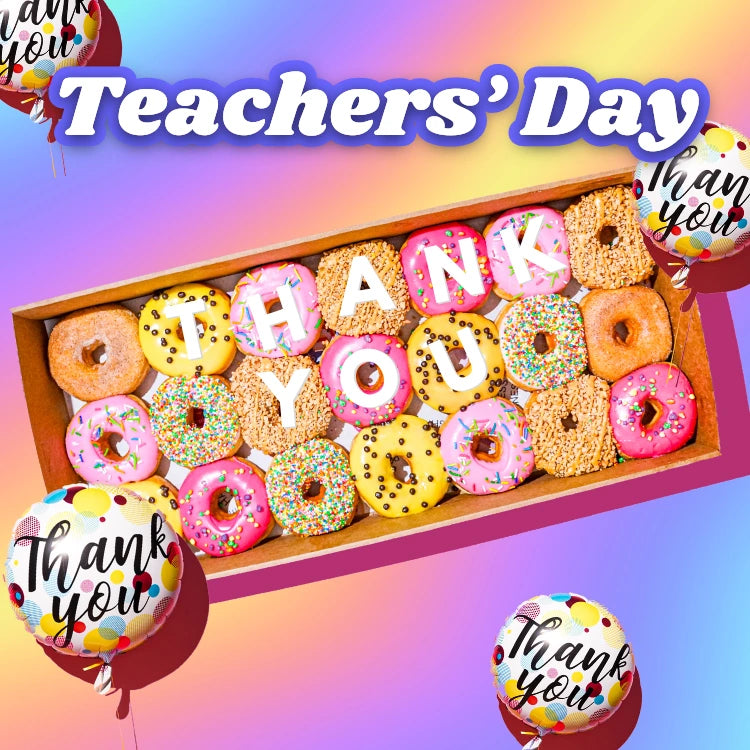 Teachers' Day Thank You Mini Donuts