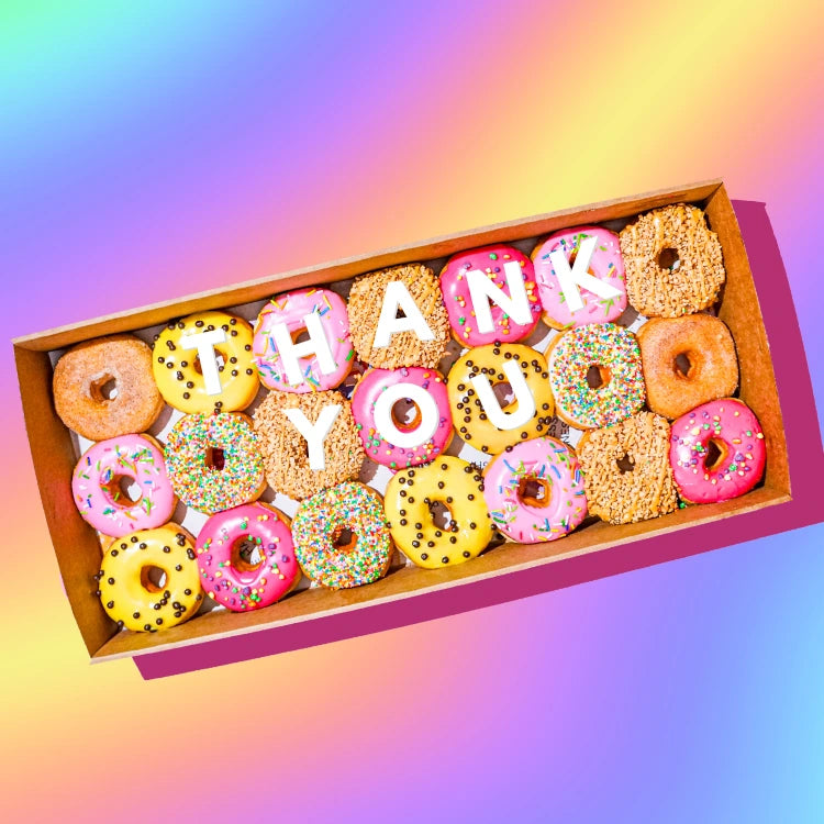 Teachers' Day Thank You Mini Donuts