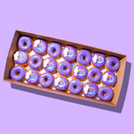 Wear It Purple Day Mini Donuts