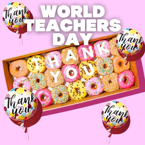 World Teachers Day Thank You Mini Donuts