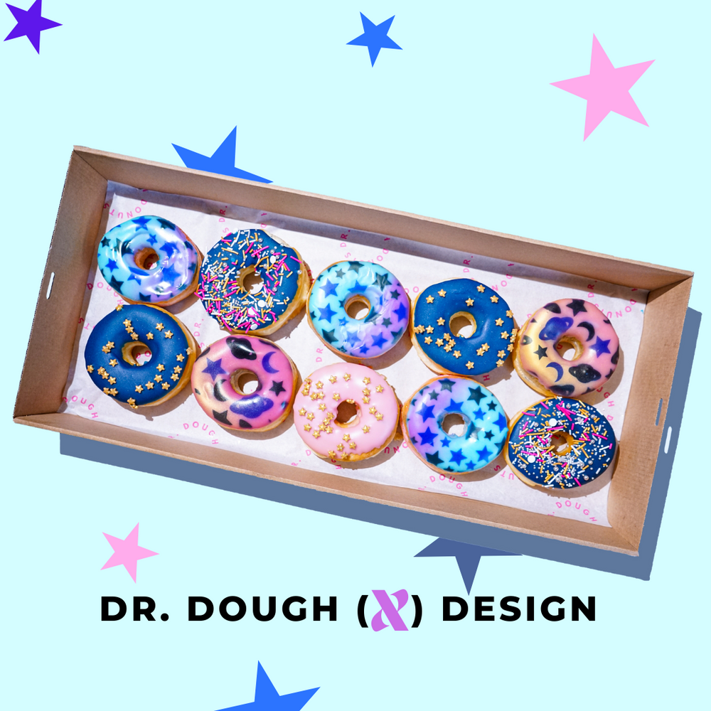 Dr. Dough - Shooting Stars Printed Donuts