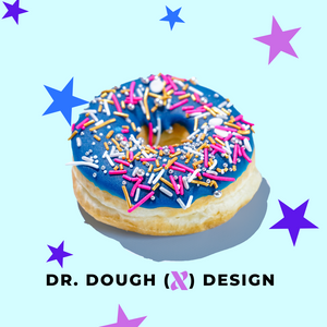 Dr. Dough - Shooting Stars Printed Donuts