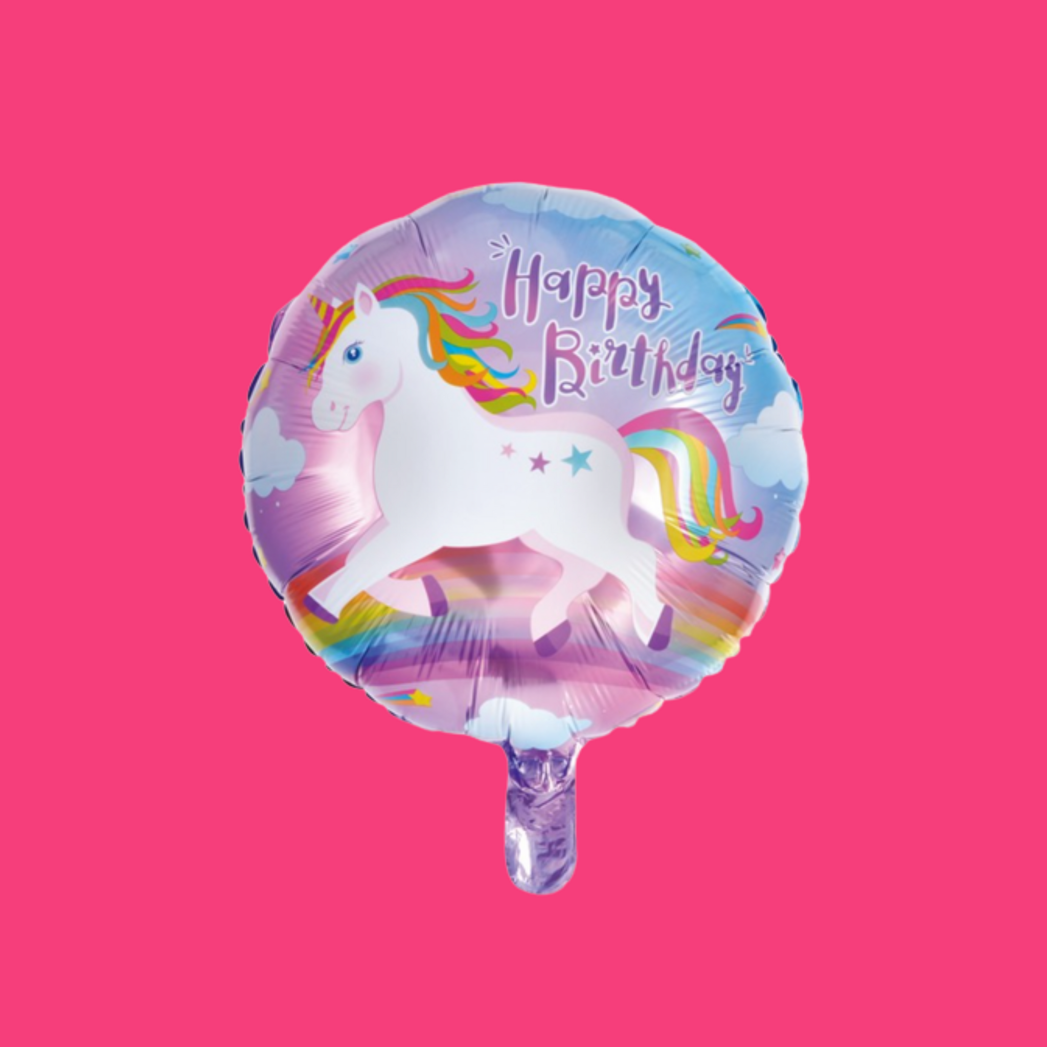 Happy Birthday- Unicorn Balloon