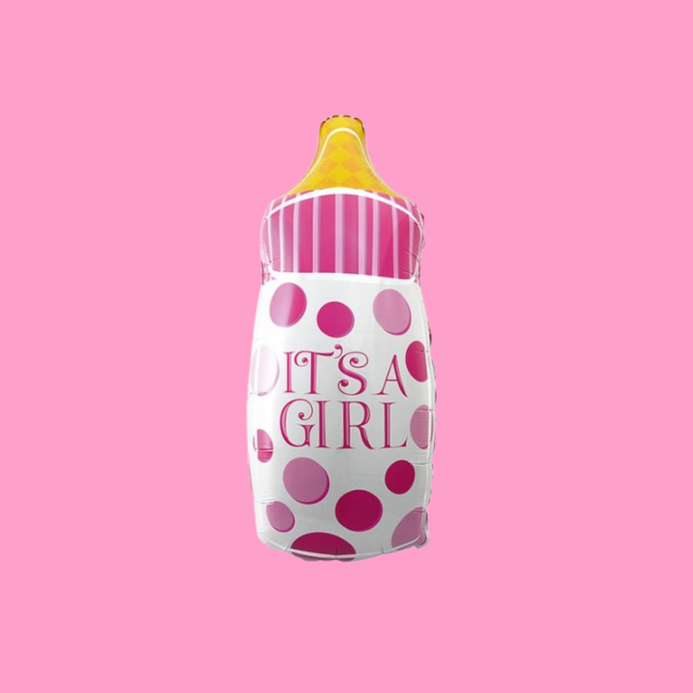 It's A Girl Milk Bottle Balloon
